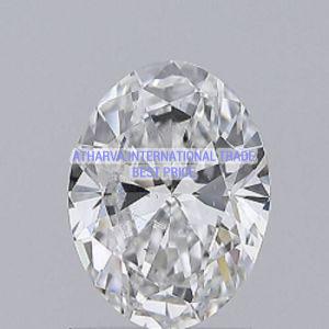 Oval cut CVD 0.90ct Diamond F VS2 IGI Certified Lab Grown, Packaging Type : Per Customer Demand