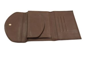 Ladies Brown Leather Wallet