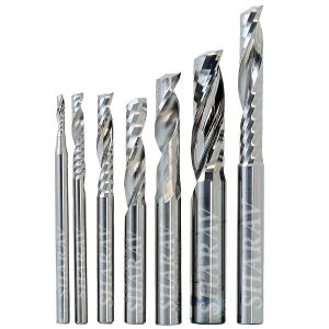 Single Flute Solid Carbide Spiral Endmill Bit