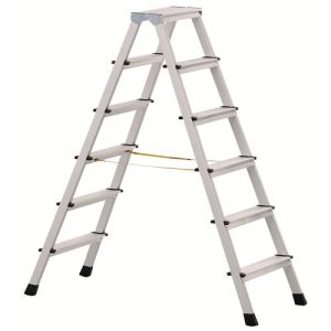 Polished Stainless Steel Step Ladders, For Construction, Home, Industrial, Feature : Durable, Heavy Weght Capacity