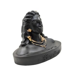 5x6 Inch Black Lord Shiva Statue