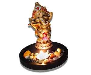 Ganesh Idol with Tealight Candle