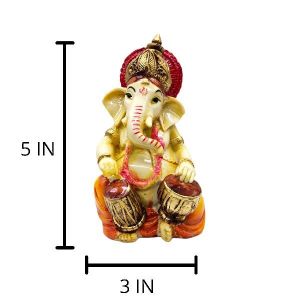 Lord Ganesha Playing Tabla Statue