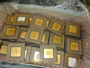 Ceramic CPU Processor Scrap