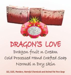 Dragon’s Love Cold Processed Dragon Fruit and Cream Soap