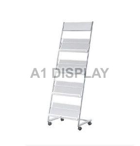 Stainless Steel Magazine Display Stand
