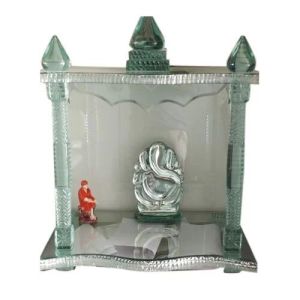 Decorative Glass Temple, Color : Transparent