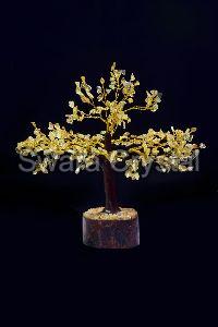 Citrine gemstone tree