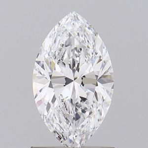 Marquise Shaped 1.00ct D VS2 IGI Certified Lab Grown HPHT Diamond