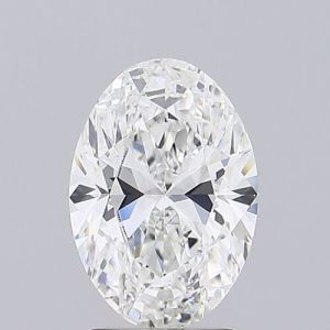 Oval Shaped 2.25ct F VS1 IGI Certified Lab Grown CVD Diamond