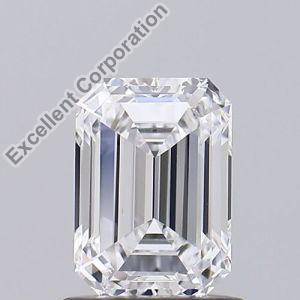Emerald Shaped 1.00ct D VVS2 IGI Certified Lab Grown HPHT Diamond