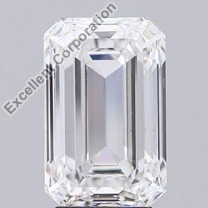 Emerald Shape 4.71ct E VS2 IGI Certified Lab Grown Diamond CVD