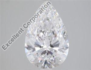 Pear Shaped 2.25ct F VS2 IGI Certified Lab Grown CVD Diamond