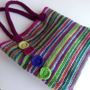 Cotton Ladies Crochet Bag, Style : Crocheted