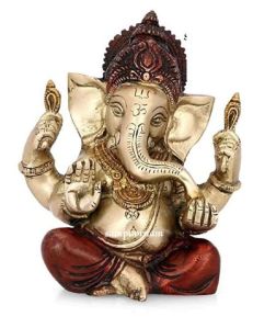 Brass Ganesha Statue AR0023NA