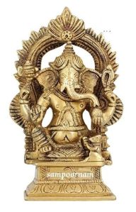 Brass Ganesha Statue AR0032NA