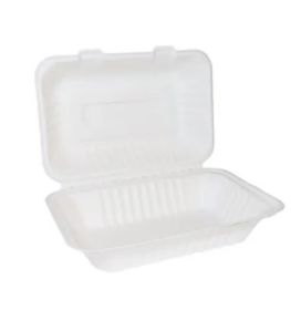 Bleached Sugarcane Bagasse Disposable Container
