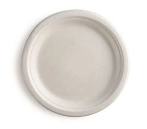 Bleached Sugarcane Bagasse Disposable Plates