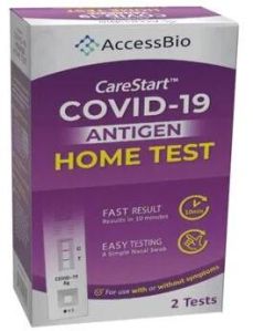 Carestart COVID-19 Antigen Test Kit- OTC (2 Pack)