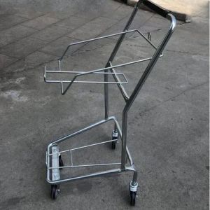 SS Basket Trolley Stand