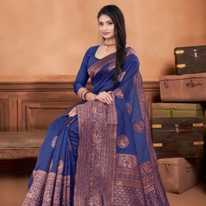 ladies banarsi silk saree