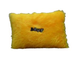 Plain Fur Kids Soft Cushion, Size : 32 X 28cm