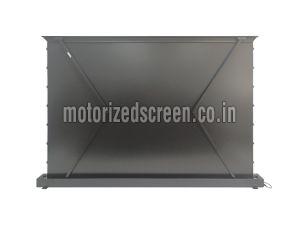 100 Inch Motorized Floor Rising Up Tension Screen