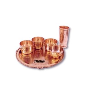 COPPER SQUARE DINNER SET OF 6 PIECES