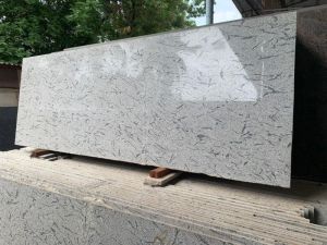 French White Granite Slab