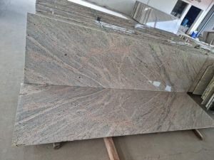 Juparana White Granite Slab