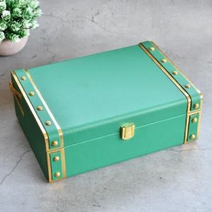 Leather Trunk Box