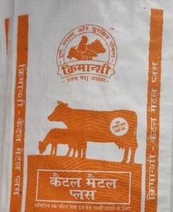 PP cattle feed Printed Bag