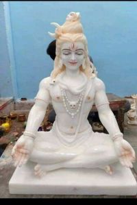 Marble Lord Shiva Sitting Statue