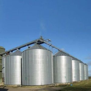 Zincalume Steel Grain Storage Silos