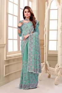 Ladies Printed Georgette Saree