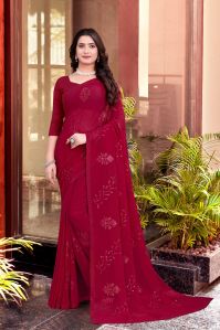 Ladies Designer Georgette Saree