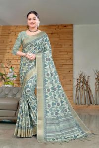 Women Cotton Silk Saree -6