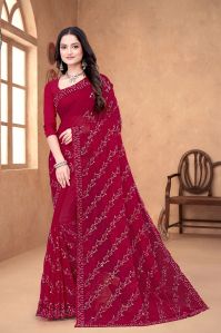 Ladies Shimmer Saree