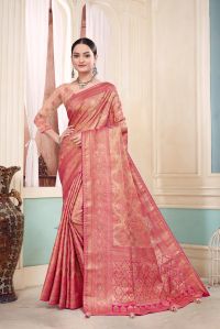 Women Viscose Silk Saree -1