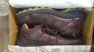 Hillson Swag 1904 Robust Synthetic Leather Dual Density Steel Toe Brown Safey Shoes 