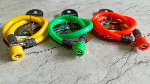 color bicycle lock