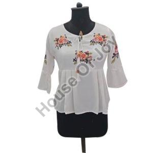 Ladies Fancy Printed Top