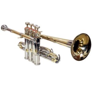 Four Valve Nickel Brass Piccolo Trumpet