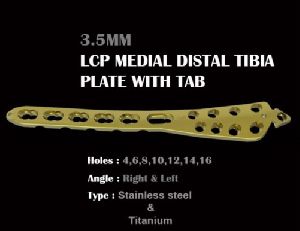 3.5 MM LCP MEDIAL DISTAL TIBIA PLATE WITH TAB