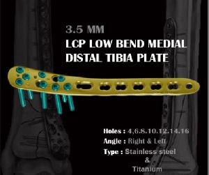 3.5 MM LCP MEDIAL DISTAL TIBIA PLATE WITHOUT TAB