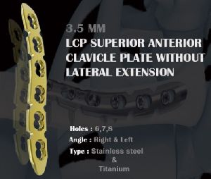 3.5 MM LCP SUPERIOR ANTERIOR CLAVICLE PLATE S SHAPE