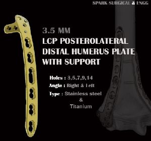 3.5MM LCP POSTEROLATERAL DISTAL HUMEROUS PLATE WITH SUPPORT
