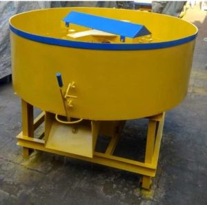 Semi Automatic Pan Concrete Mixer