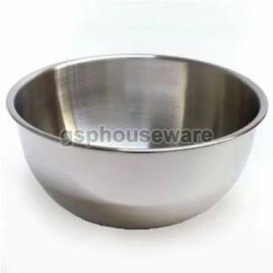 Silver Stainless Steel Serving Bowl