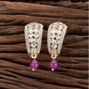 Indo Western Delicate Earring With Gold Plating